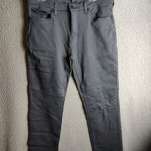 BANANA REPULIC MEN'S CAUSAL PANTS DARK GRAY SIZE 34/32 USED COTTON
